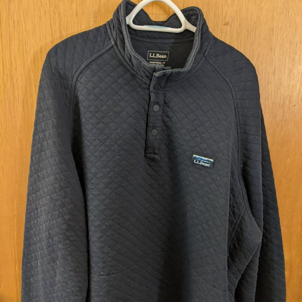 XXL LL Bean Men's Quilted Sweatshirt